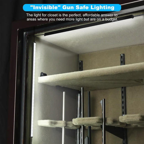 JUSJUBR 12in LED bars linkable for flexible safe layouts.