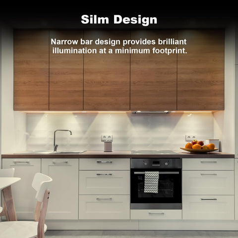 Close-up of a 12-inch LED bar showing slim invisible design