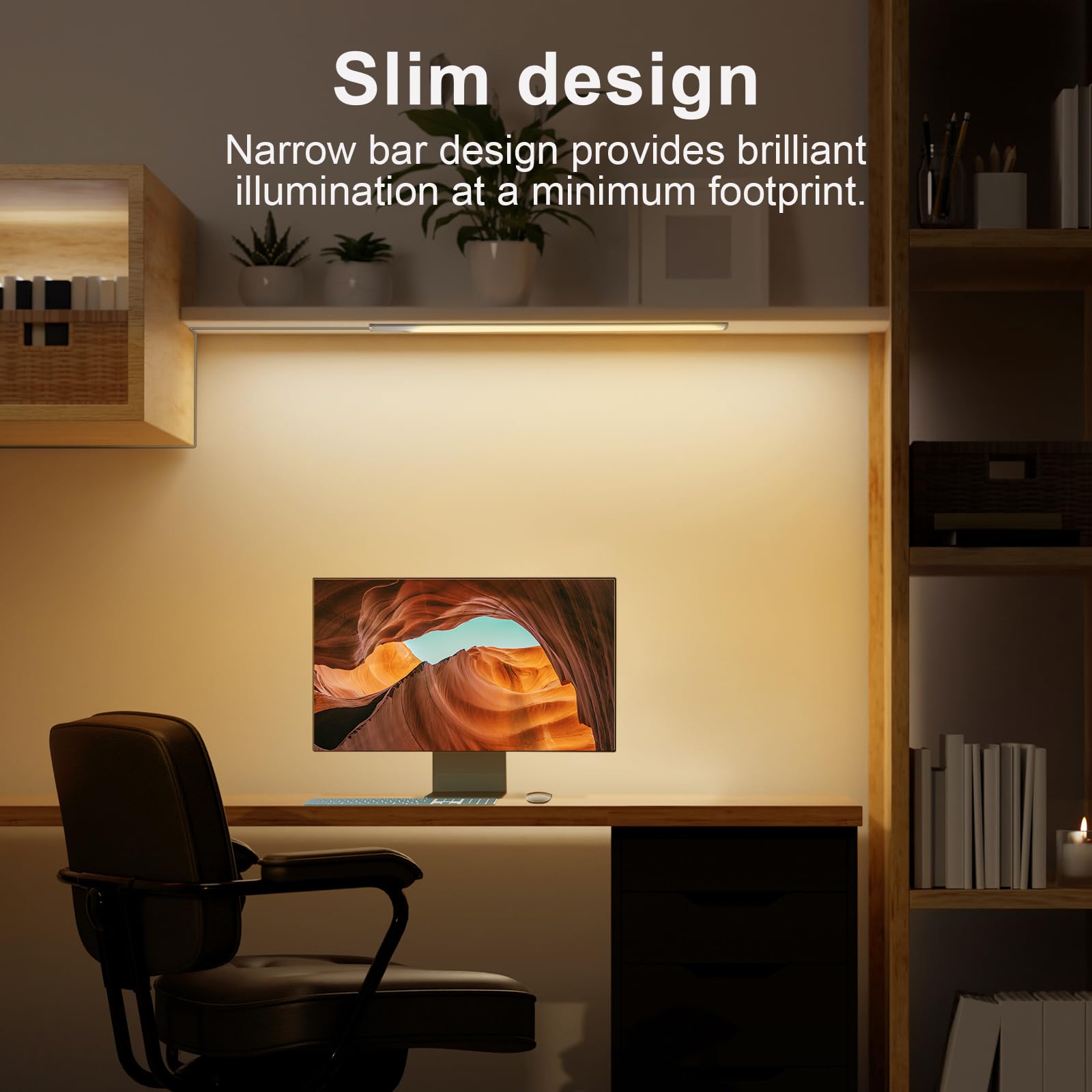 JUSJUBR 54-led light-bar provides bright, diffused glow with no hotspots.