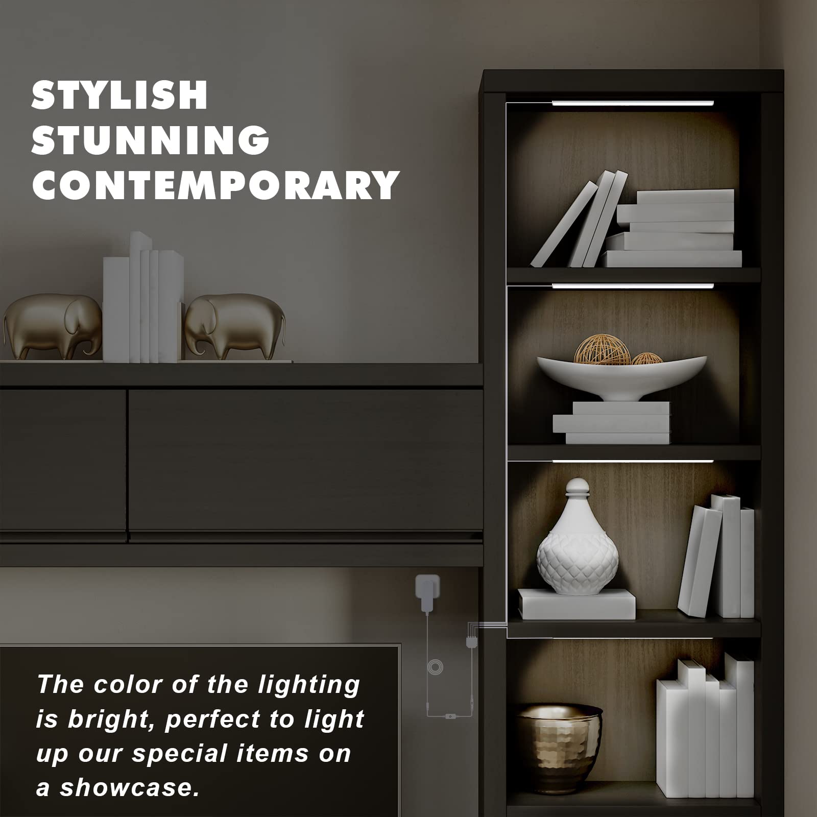 JUSJUBR central hub with switch enables quick control and memory of last brightness