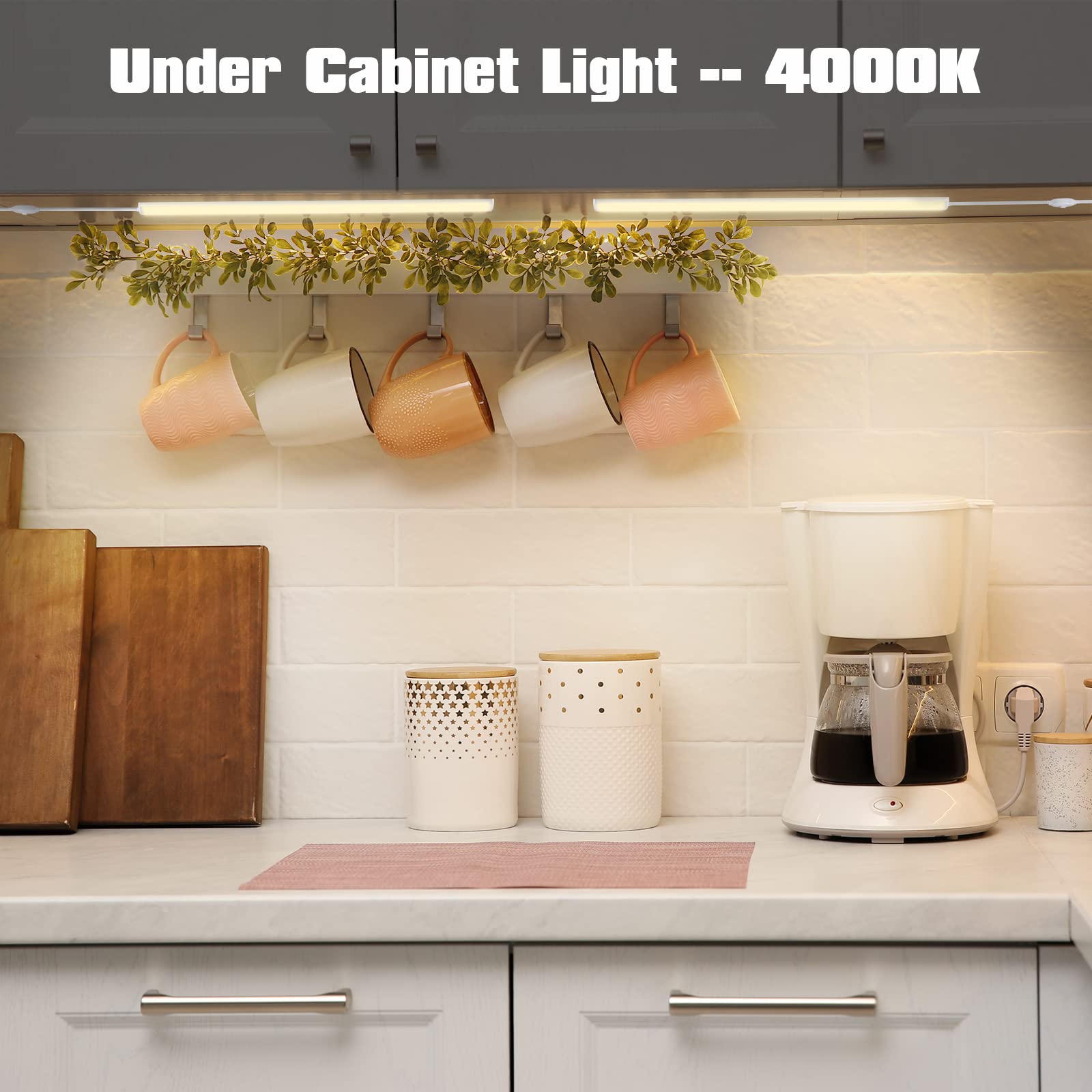 JUSJUBR dimmable LED control panel allows adjustable brightness for precise task lighting.