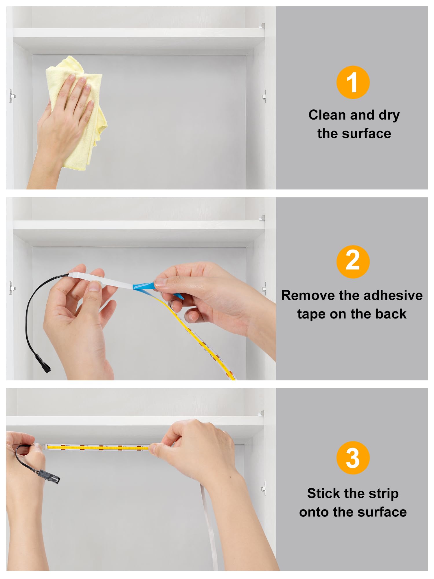 JUSJUBR dimmable touch dimmer enables easy brightness adjustment.