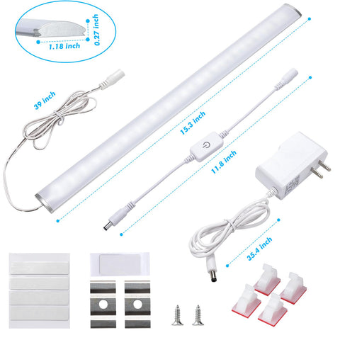 JUSJUBR versatile lighting for kitchen closet and display areas