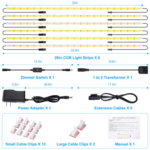 Extension cables and clips support versatile installation of JUSJUBR LEDs