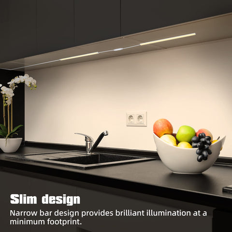 JUSJUBR dimmable USB under-cabinet light with memory function adapts to your scene.