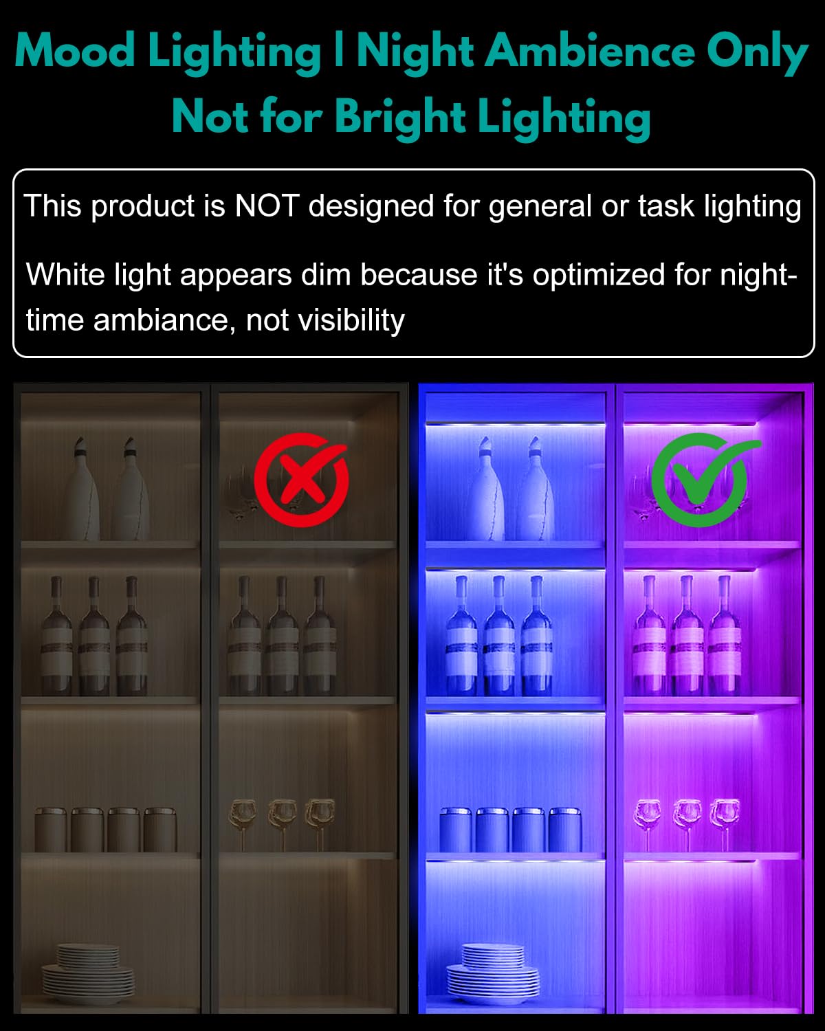JUSJUBR app control lets you customize colors and effects easily.