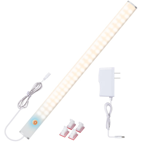 JUSJUBR under-cabinet light 4000K delivers even countertop illumination.