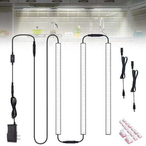 JUSJUBR under-cabinet light kit front view with even illumination