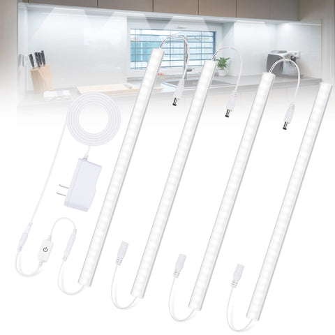 JUSJUBR under-cabinet lights compact bar illuminate countertops with precise kitchen prep use