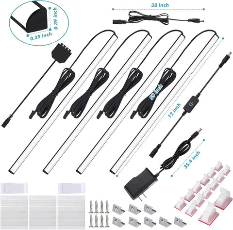 JUSJUBR wide-coverage lighting provides even shelf illumination