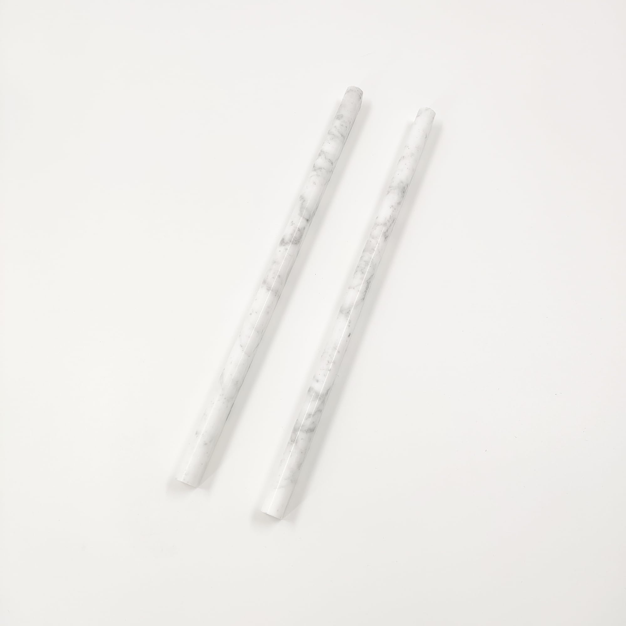 Jusmioke Carrara white marble pencil liners with careful packaging.