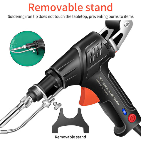 JUSTHERE ceramic heating element provides fast heat-up and longer tool life.