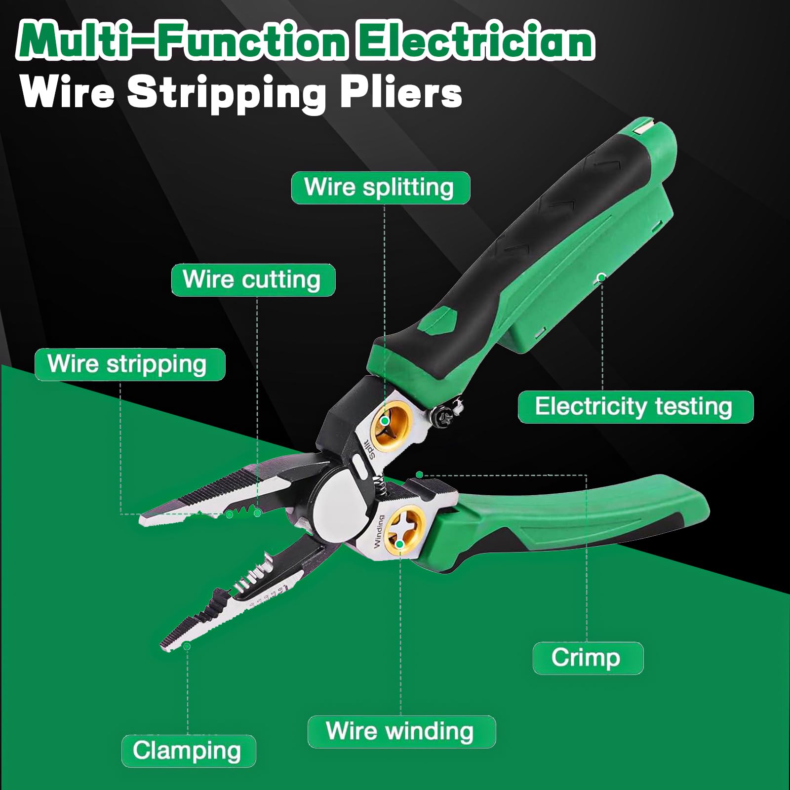 JustHere heavy-duty carbon steel blades ensure lasting sharpness