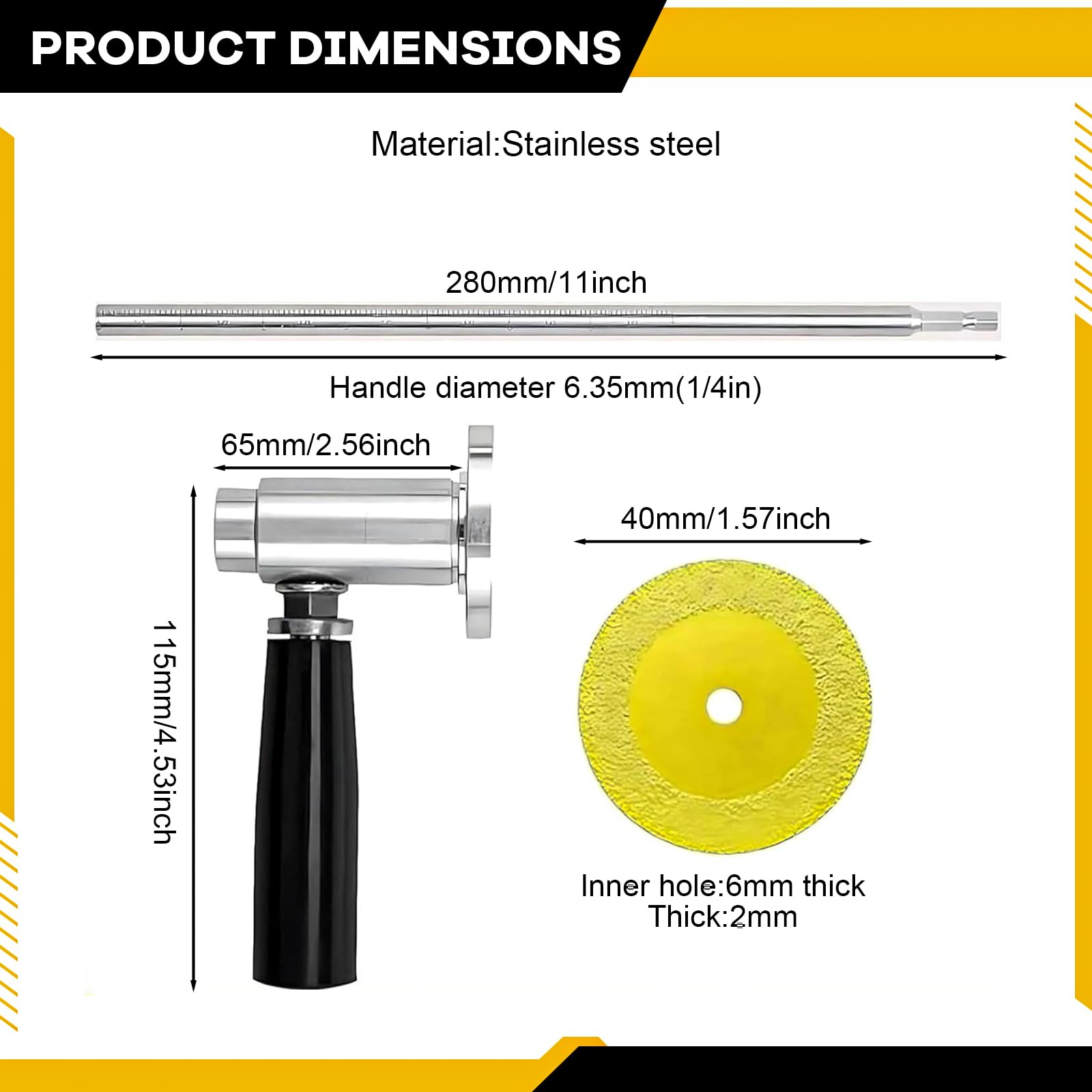 JUSTHERE inside-pvc-pipe-cutter-diamond-wheel delivers smooth cuts on tough plastics