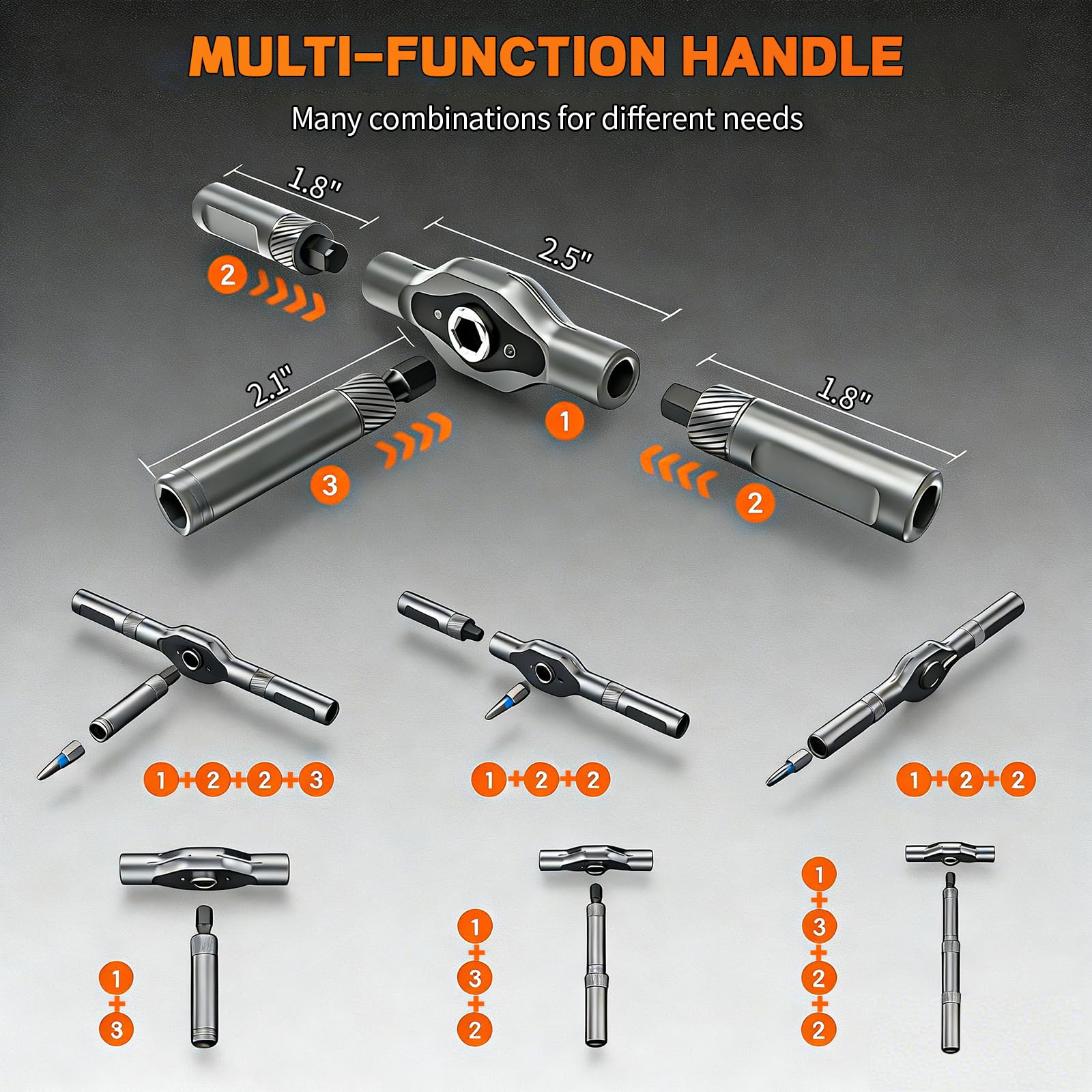 JUSTHERE magnetic tips keep screws secure during tasks