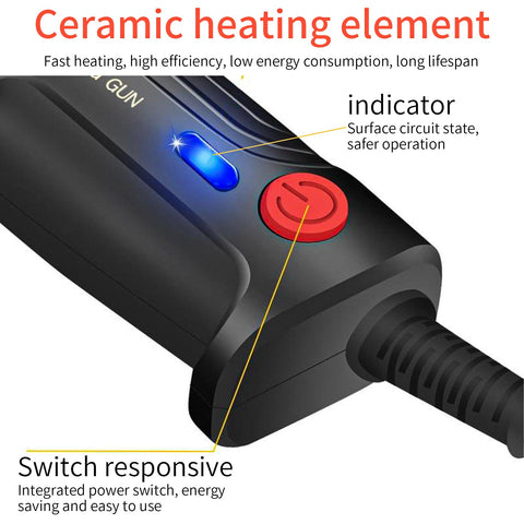 JUSTHERE bracket and indicator light help prevent accidental contact.