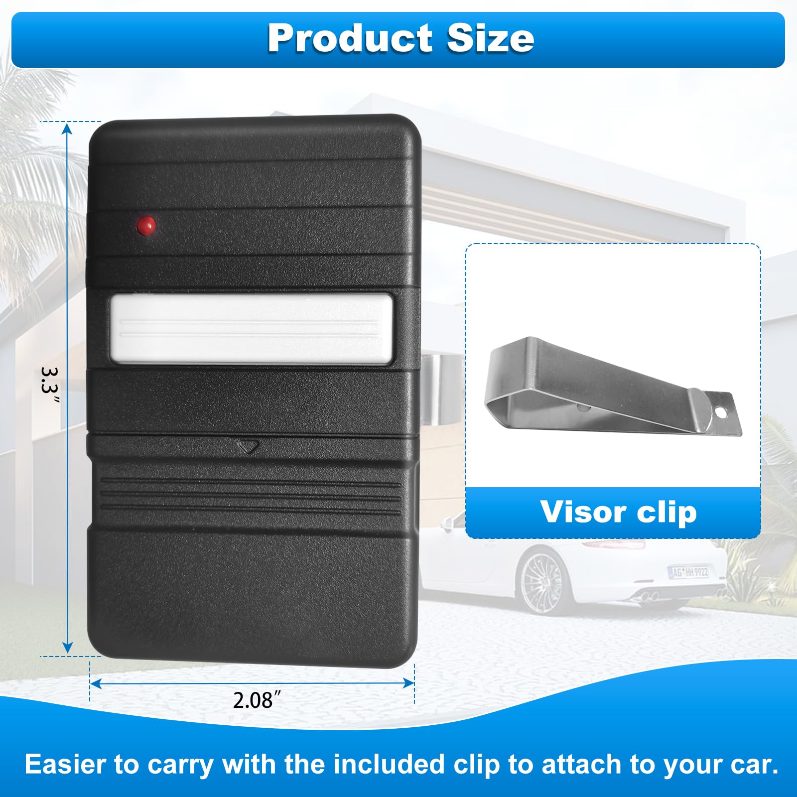 JUSTHILLUP GT90-1 remote made of durable material for long life