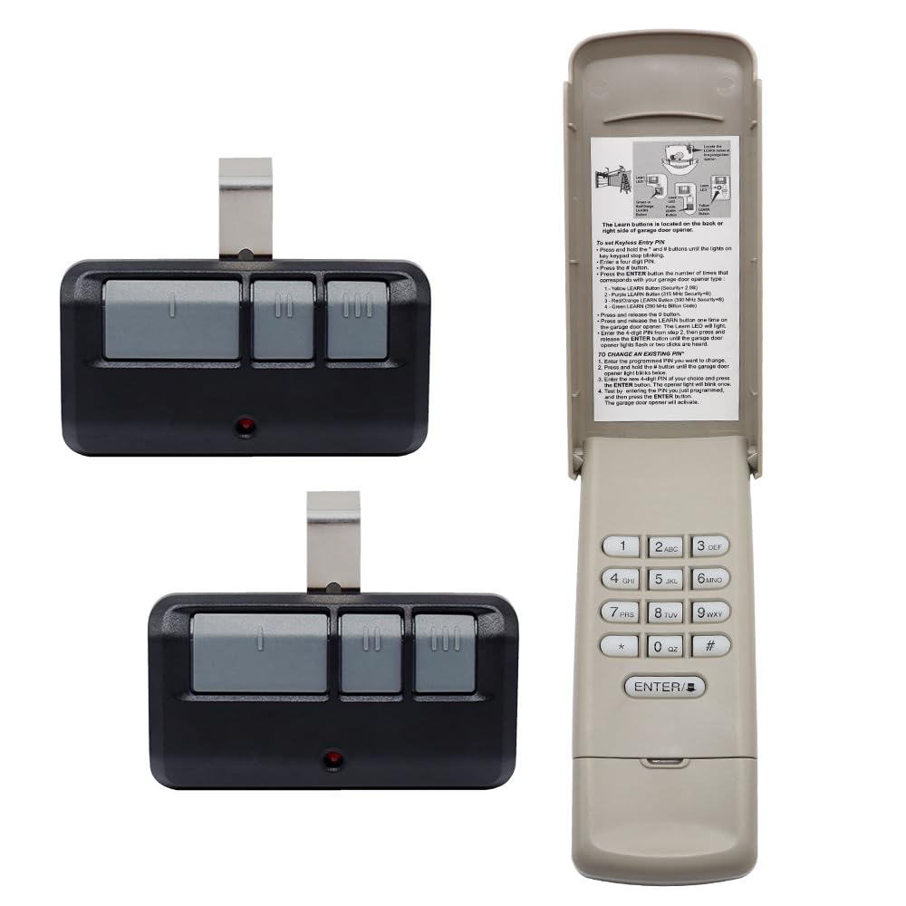 JUSTHILLUP universal keypad front view with backlit numbers for easy entry