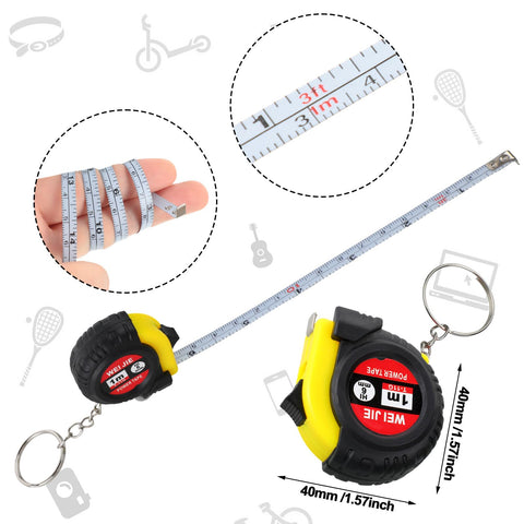 Jutom 1.77-inch mini tape measure with clear readings