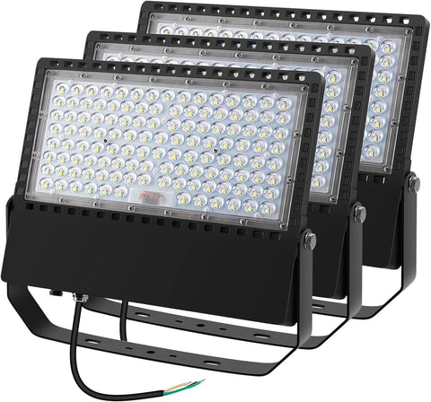 Juyace 240W stadium lights, side view, rugged outdoor housing for durability