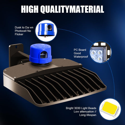 Juyace IP65 waterproof design supports all-weather security lighting