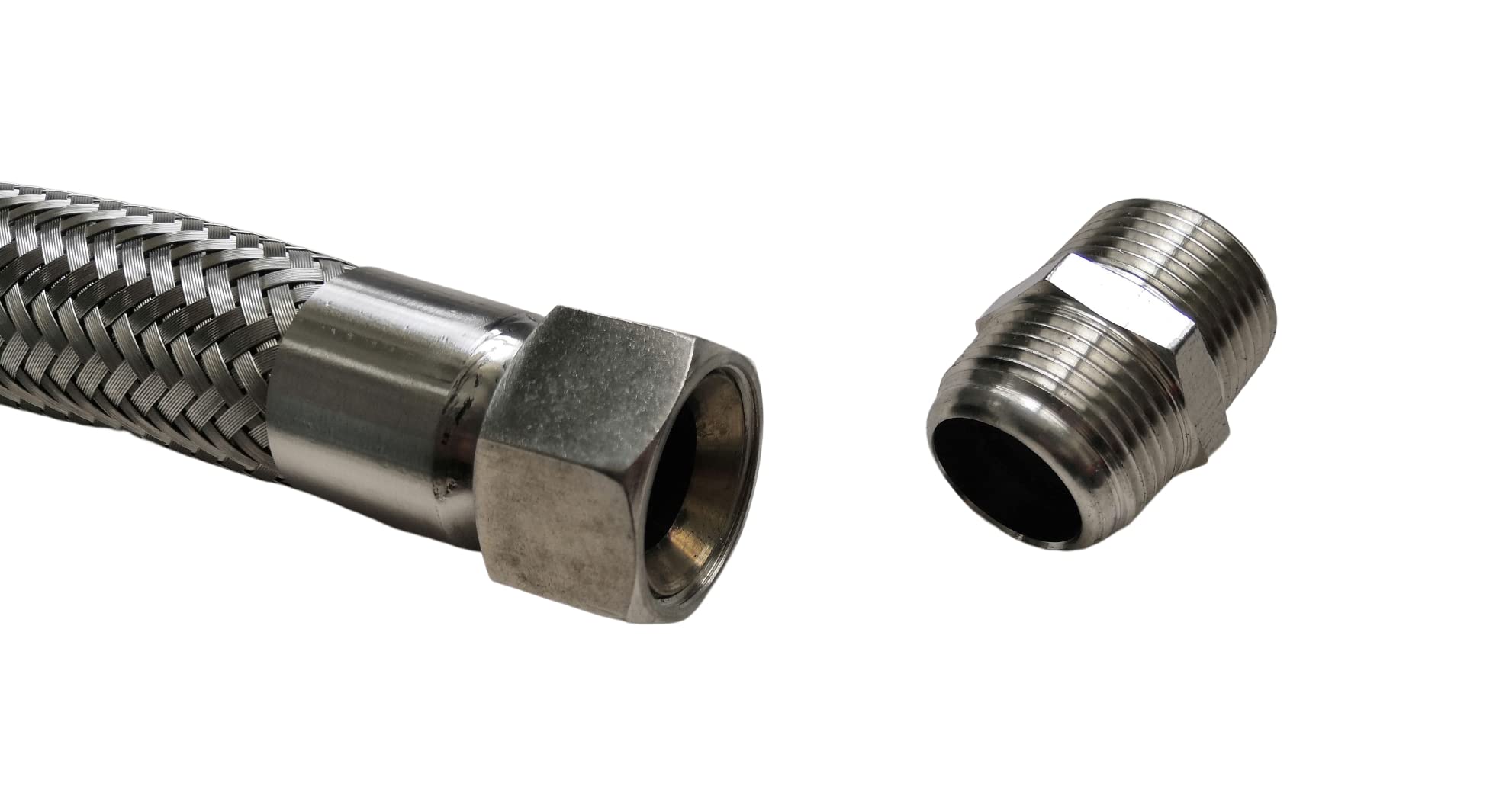 JXHONG 20-inch jumper hose offers flexible routing between compressor and accessories.