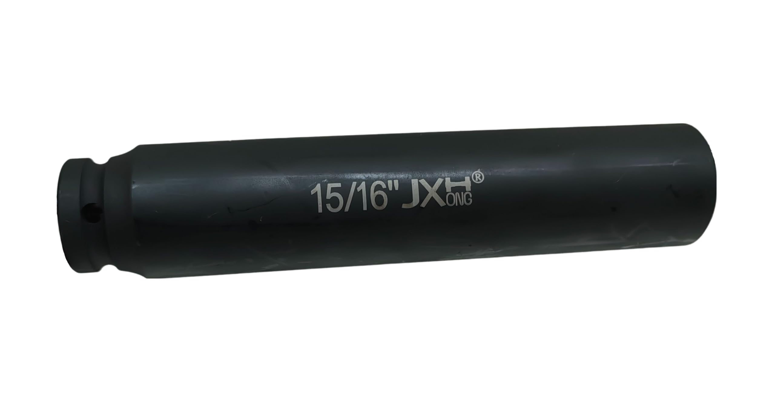 JXHONG heavy-duty 1/2 drive socket with 15/16 hex and long reach for truck cage bolts.