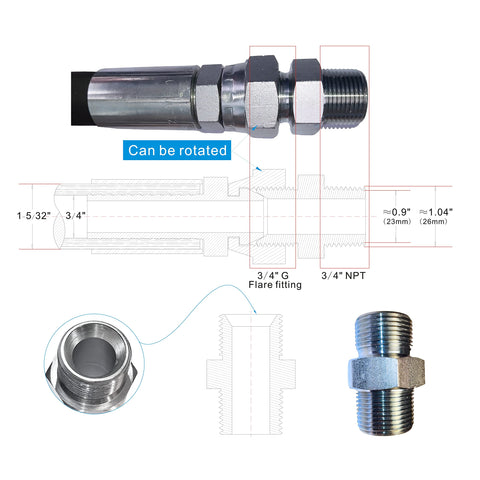 High-temperature 320°F capability reduces heat-related risk during operation.