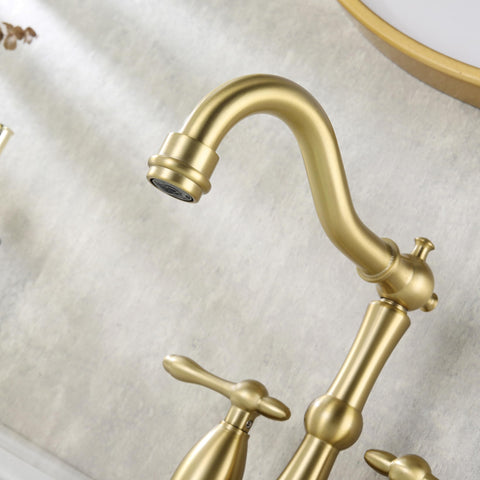 JXMMP brushed gold finish close-up emphasizing fingerprint resistance