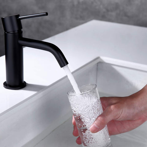 JXMMP modern-style bathroom faucet highlighting durable stainless steel and contemporary design