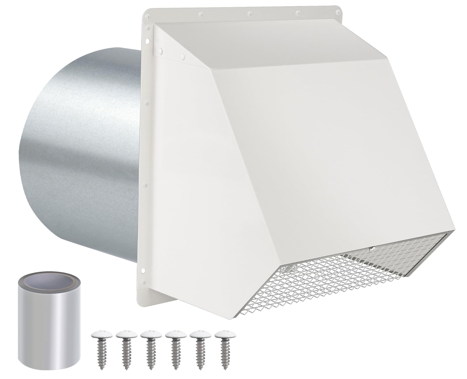 JYINCPED exterior vent for basement shop or garage exhaust