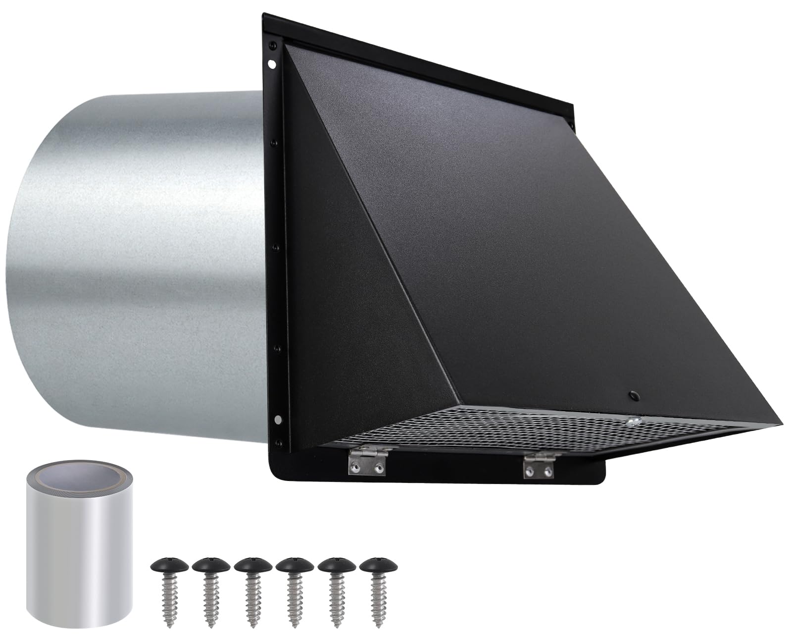 Perfect for dryer, bathroom, kitchen, or shed exterior vents.