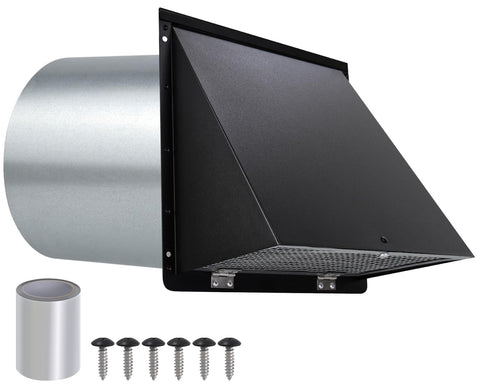 Perfect for dryer, bathroom, kitchen, or shed exterior vents.