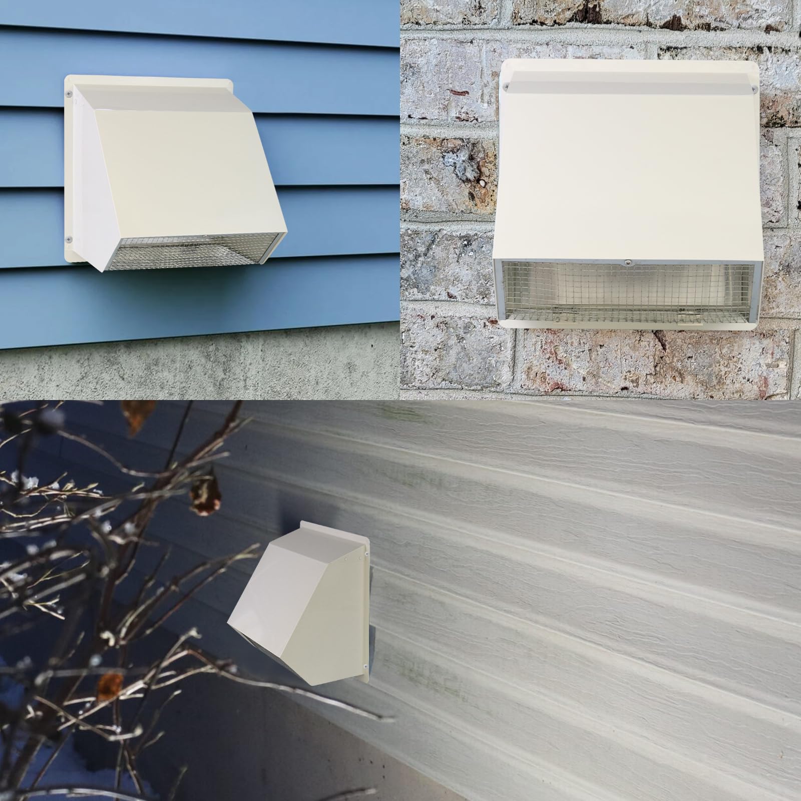 JYINCPED kitchen range hood exterior vent ready for external installation