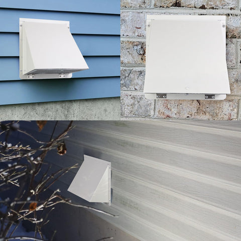 JYINCPED outdoor vent application compatibility for kitchen, laundry, and bath.