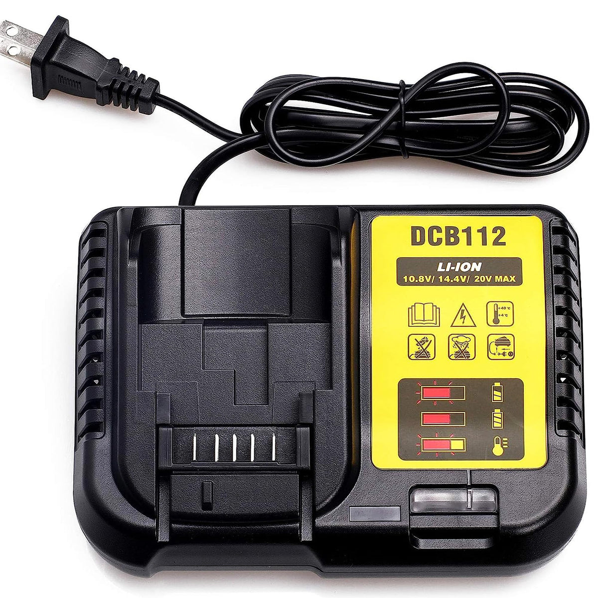 JYJZPB DCB112 charger with LED indicator for quick charging status