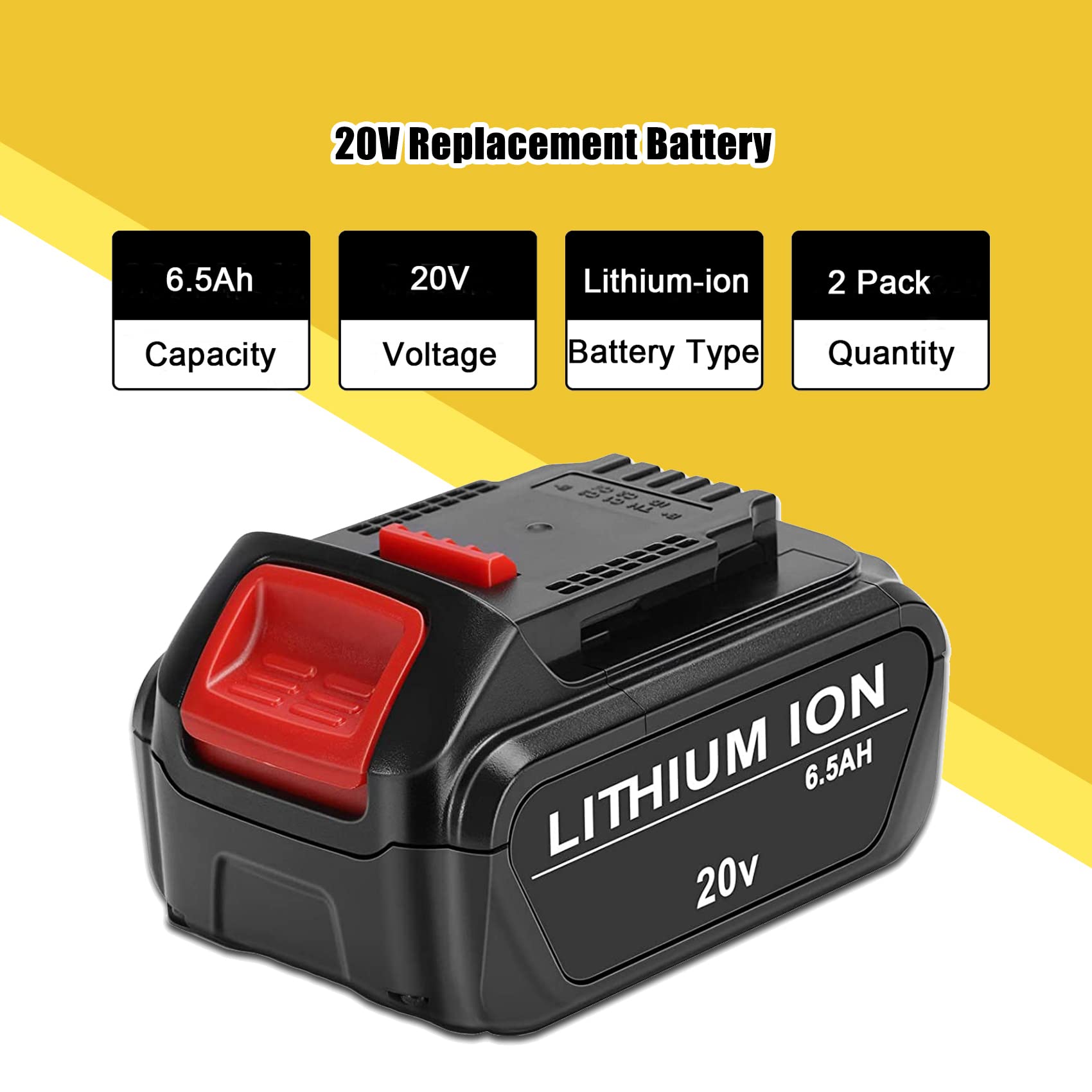 Two-pack packaging provides backup power for busy jobs.