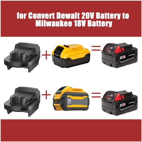 Bottom Dewalt 20V battery side of the JYJZPB adapter with connector visible.