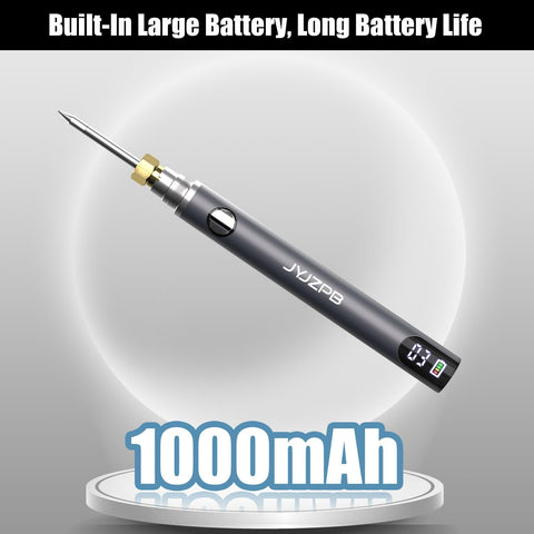 JYJZPB portable soldering iron with long lasting battery for longer projects