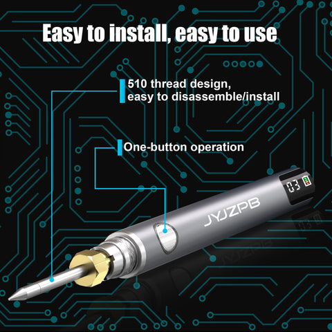 JYJZPB soldering iron quick heat up reaches target temperature rapidly