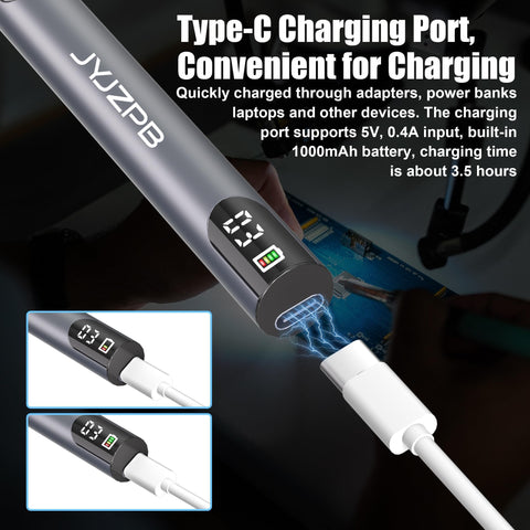 JYJZPB soldering iron universal tip compatibility accepts multiple tips