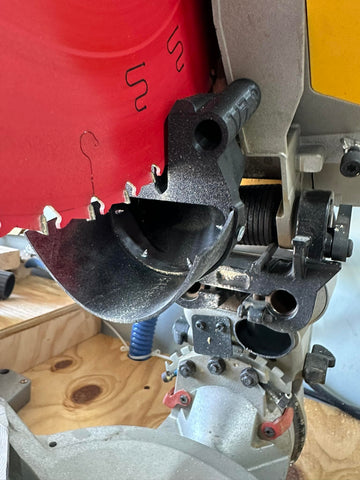 JZ Wood Shop dust collection attachment showing hose adapters for versatile connections.