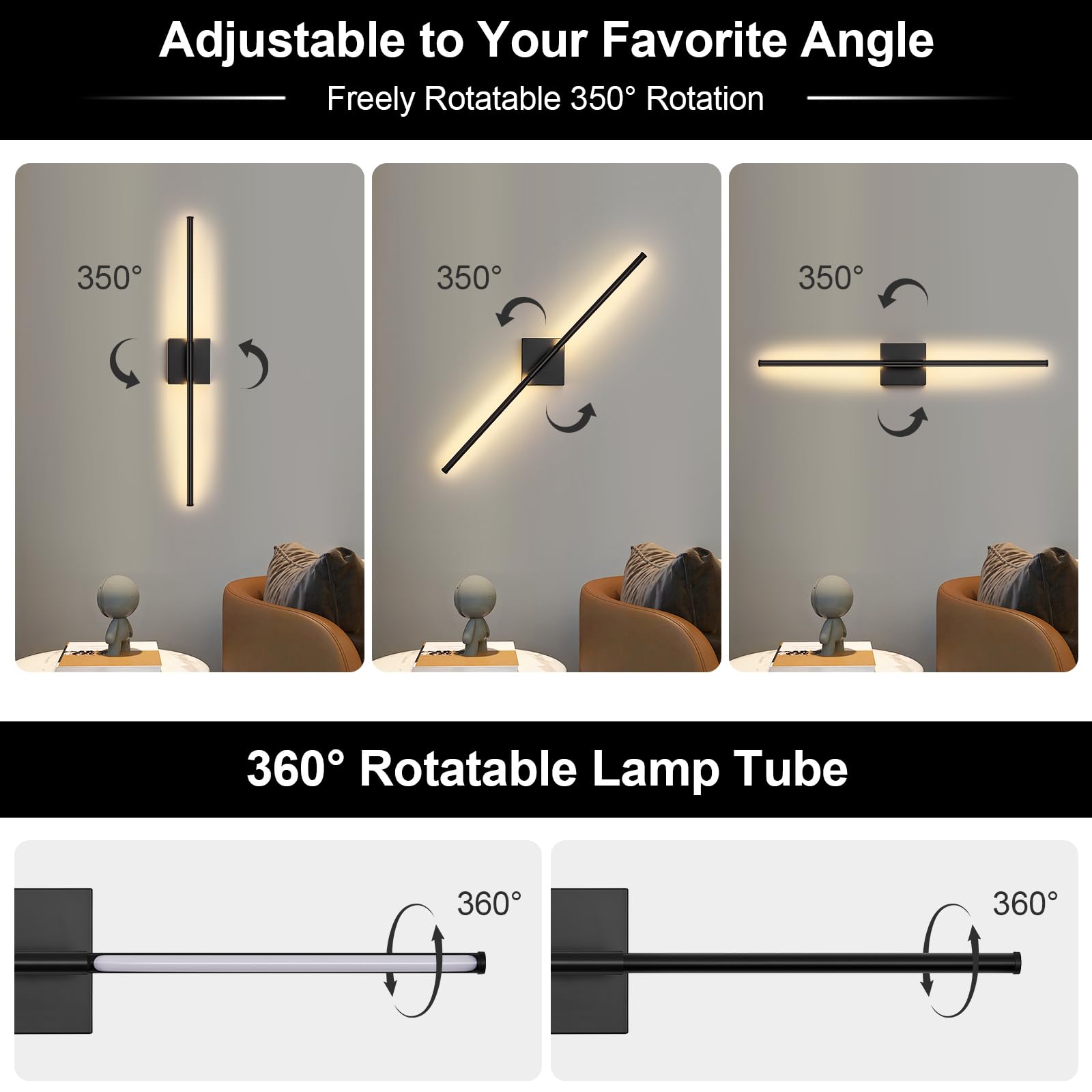 JZEKVN timer-enabled wall sconce supports a 30-minute setting