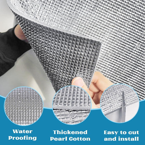 JZHLLA insulation is easy to install with scissors or a hobby knife