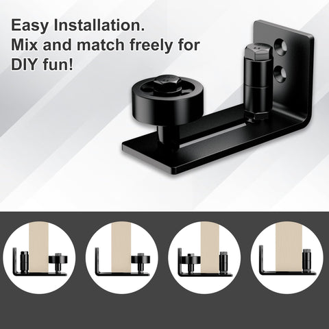 JZVXX felt strips on the guide reduce noise and protect surfaces