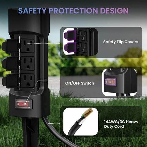 K KASONIC spring-loaded outlet covers protect connections in rain