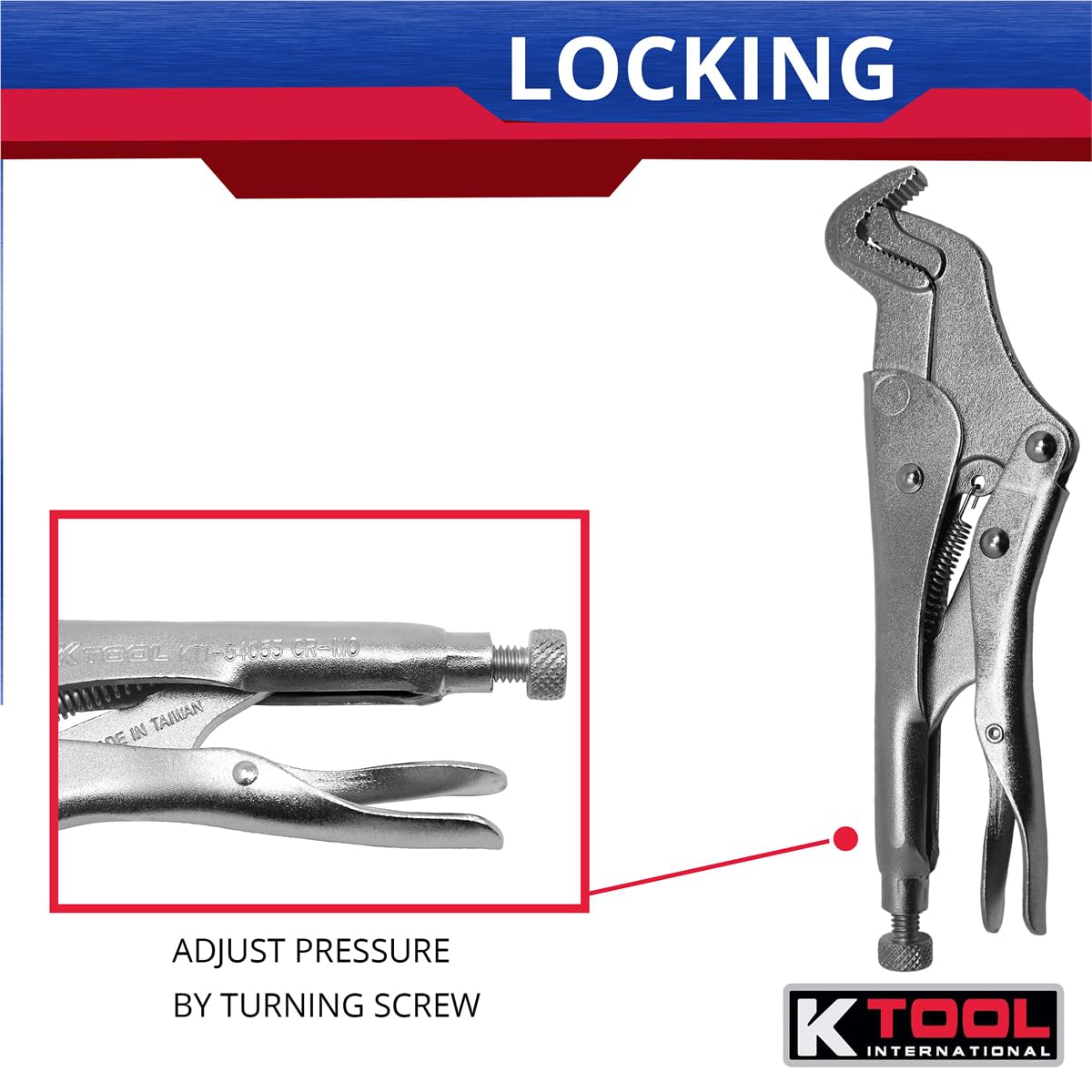 K Tool International compact pliers fit in hand for tight spaces.