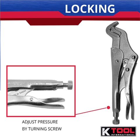 K Tool International compact pliers fit in hand for tight spaces.