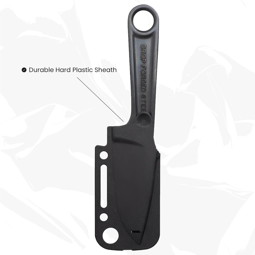 KA-BAR Blackout Forged Wrench Knife blade shows 3.0-inch edge for precise tasks.