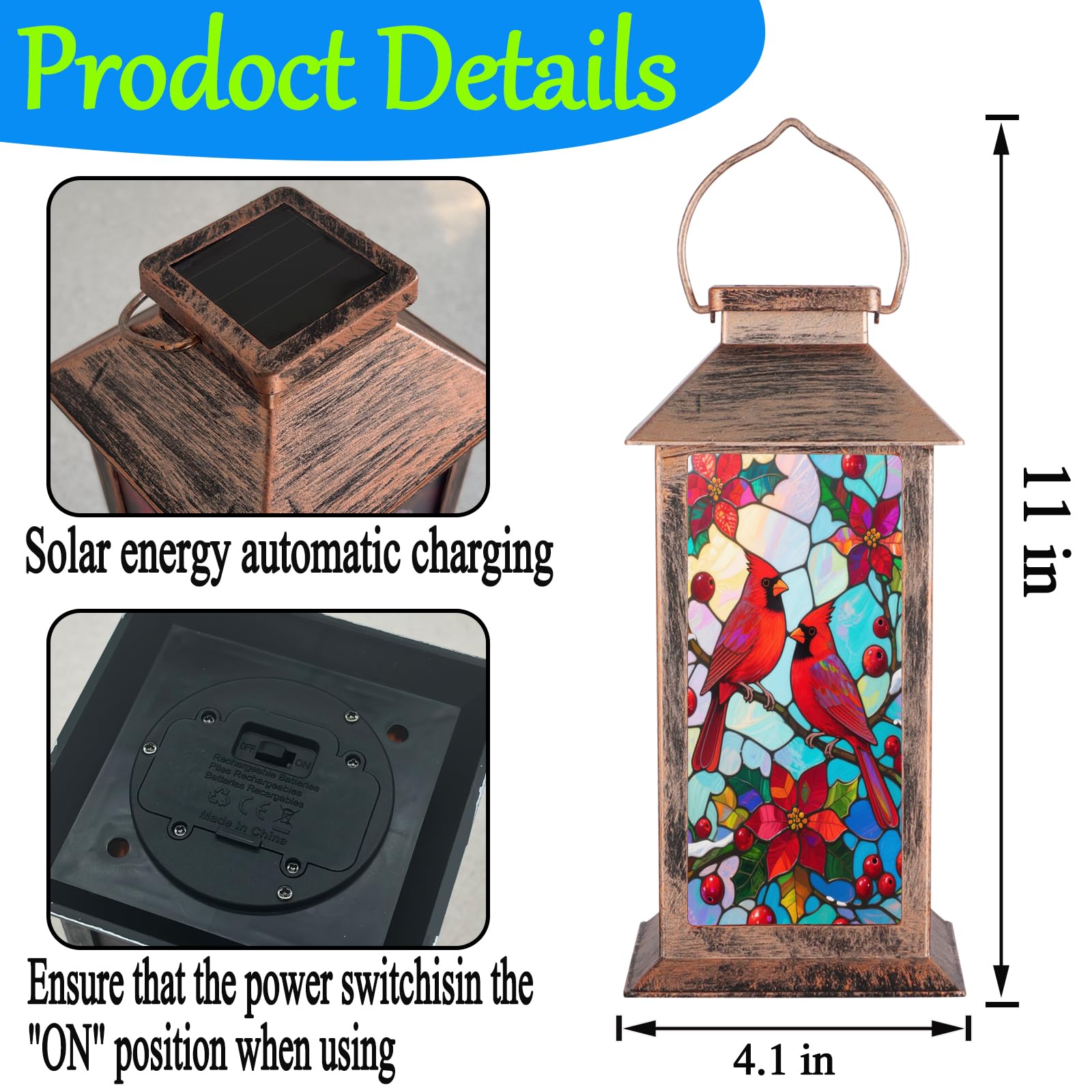 Kaakuuki solar lantern outdoor waterproof design for all-weather lighting.